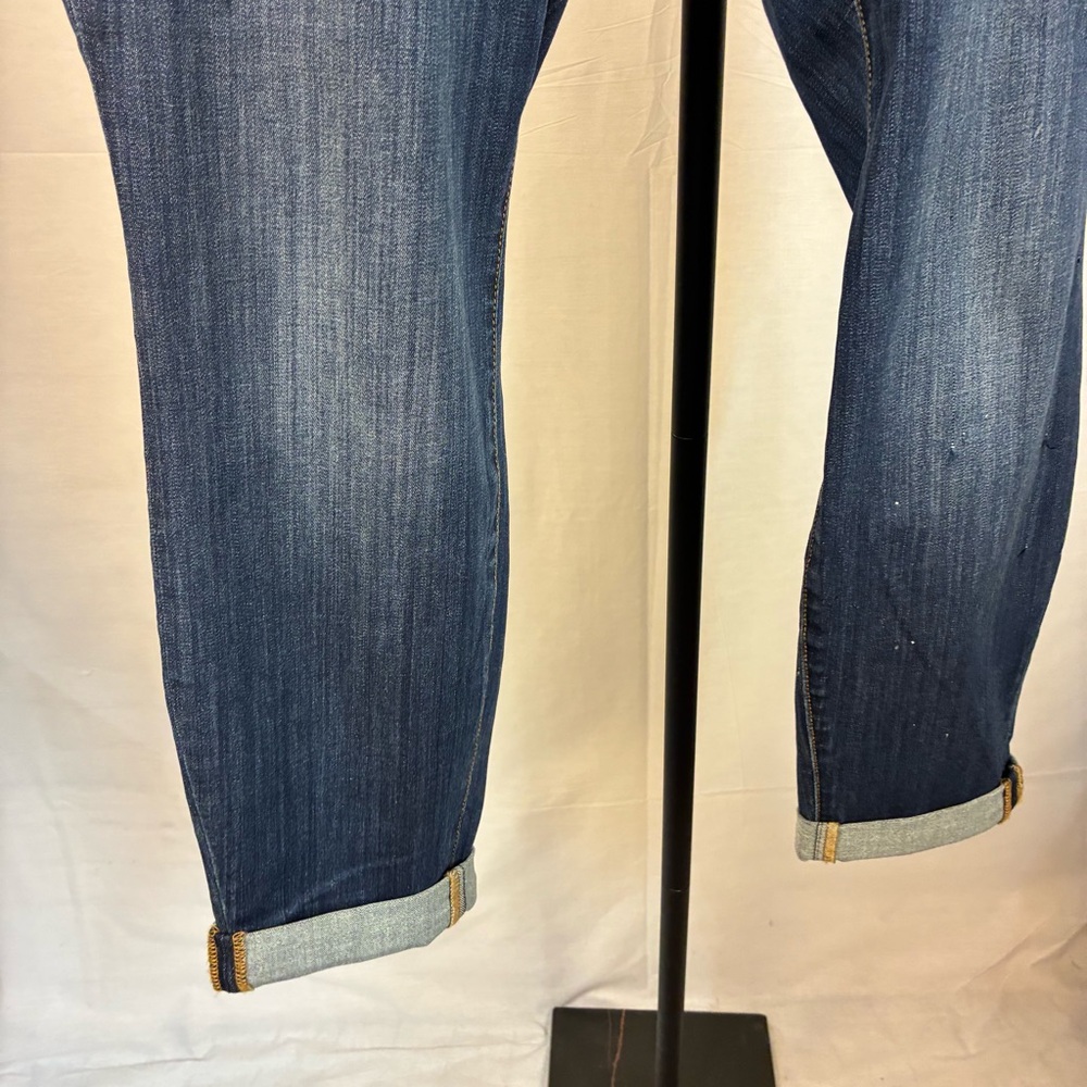 Judy Blue High Waist Pull-On Double Cuff Slim Fit Jeans 16W - Picture 3 of 7